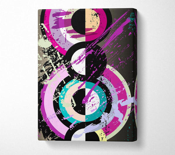  A Canvas Print of Circles Within Circles Canvas Art