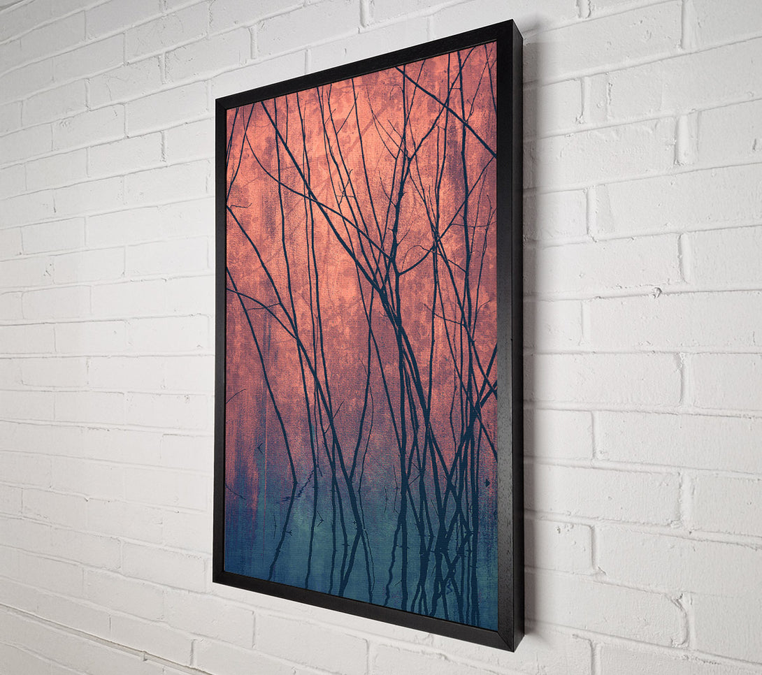  A Canvas Print of Through The Winter Trees Canvas Art