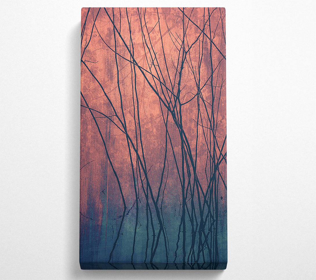  A Canvas Print of Through The Winter Trees Canvas Art