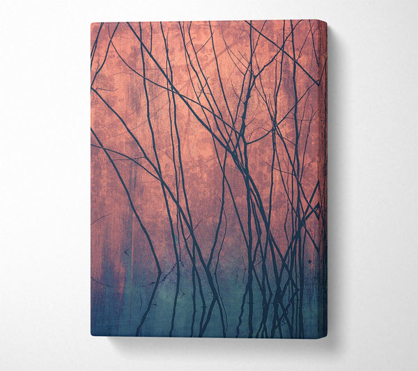  A Canvas Print of Through The Winter Trees Canvas Art
