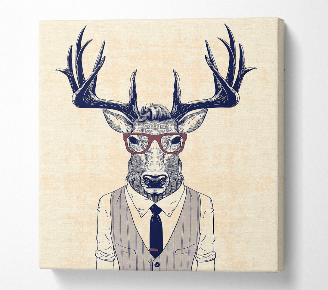  A Canvas Print of Stag Steve Canvas Art