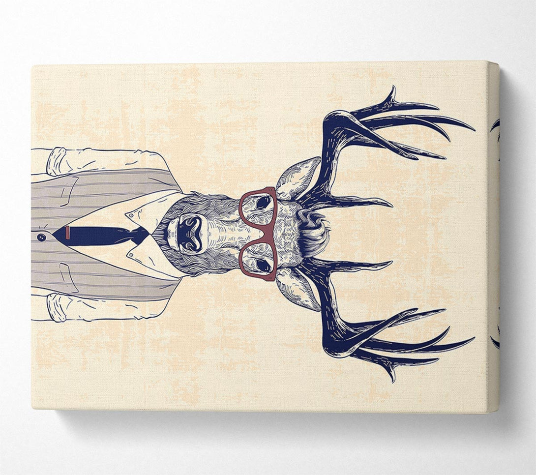  A Canvas Print of Stag Steve Canvas Art