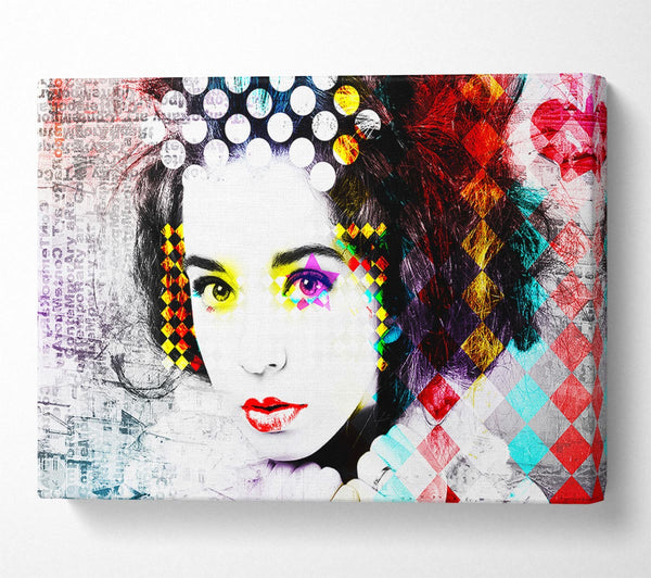  A Canvas Print of Rainbow Woman Canvas Wall Art