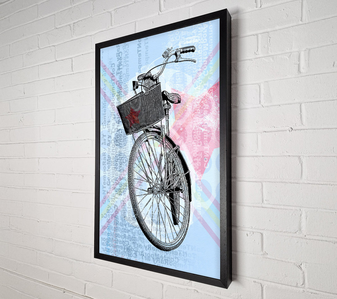  A Canvas Print of Red Star Bike Canvas Art