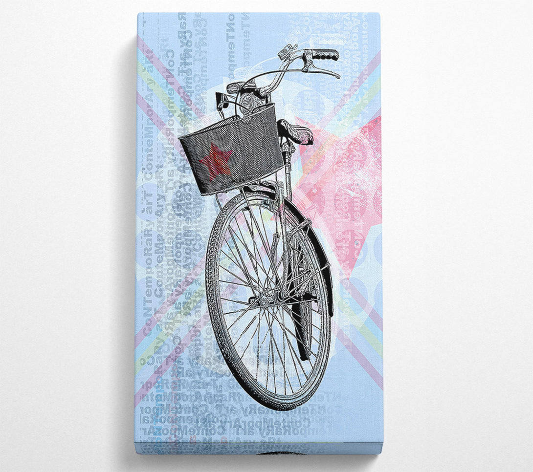  A Canvas Print of Red Star Bike Canvas Art