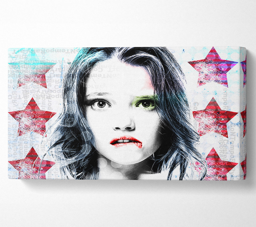  A Canvas Print of Star Girl Canvas Print