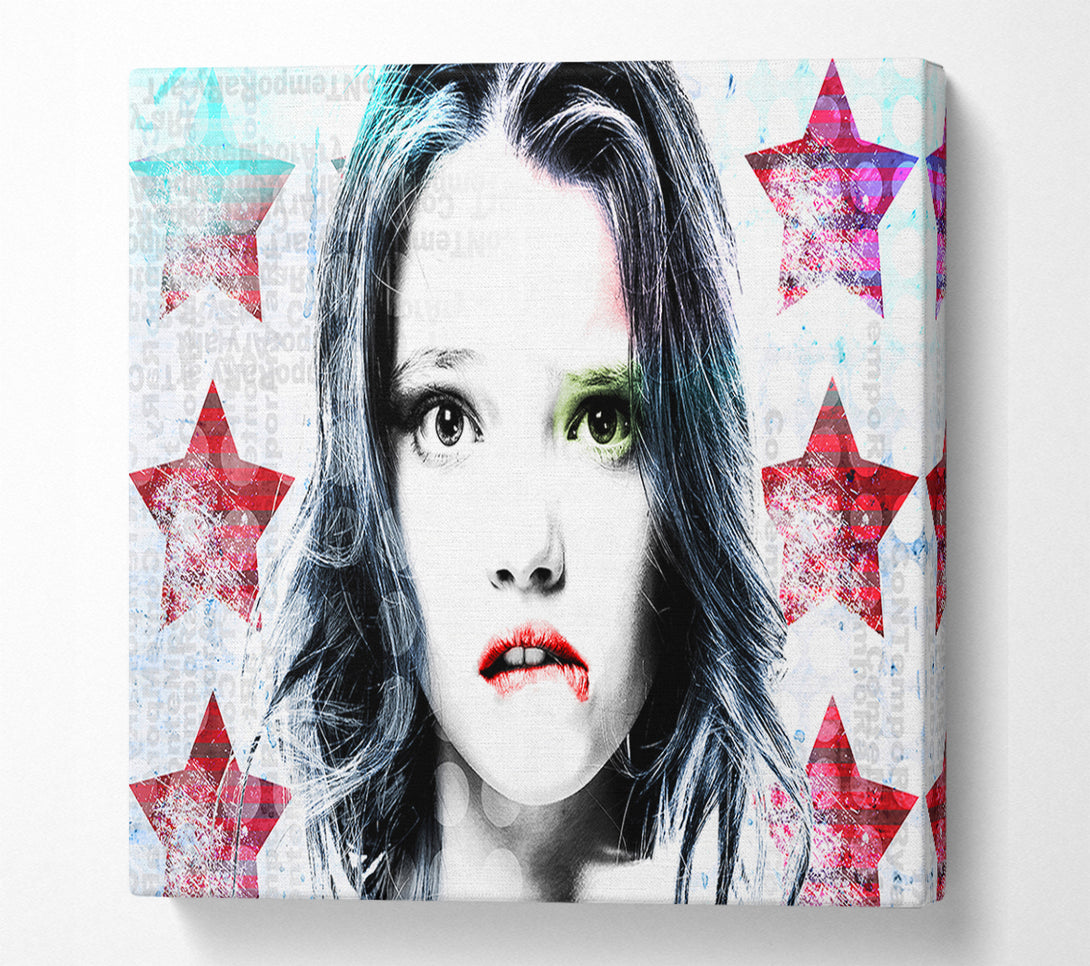  A Canvas Print of Star Girl Canvas Print