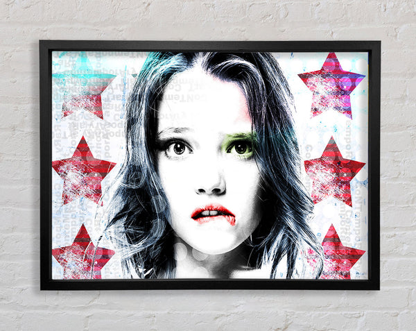 Star Girl Framed Print