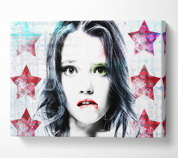  A Canvas Print of Star Girl Canvas Print