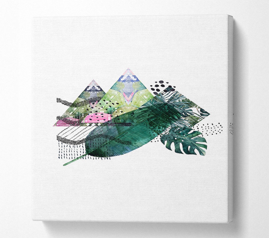  A Canvas Print of Feather Mountains Canvas Print
