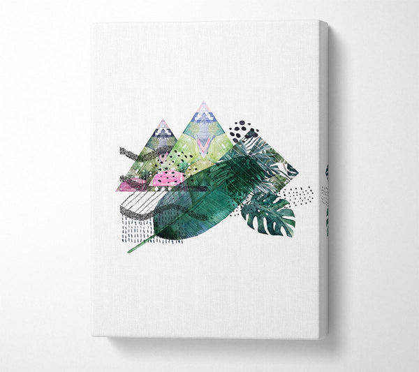  A Canvas Print of Feather Mountains Canvas Print