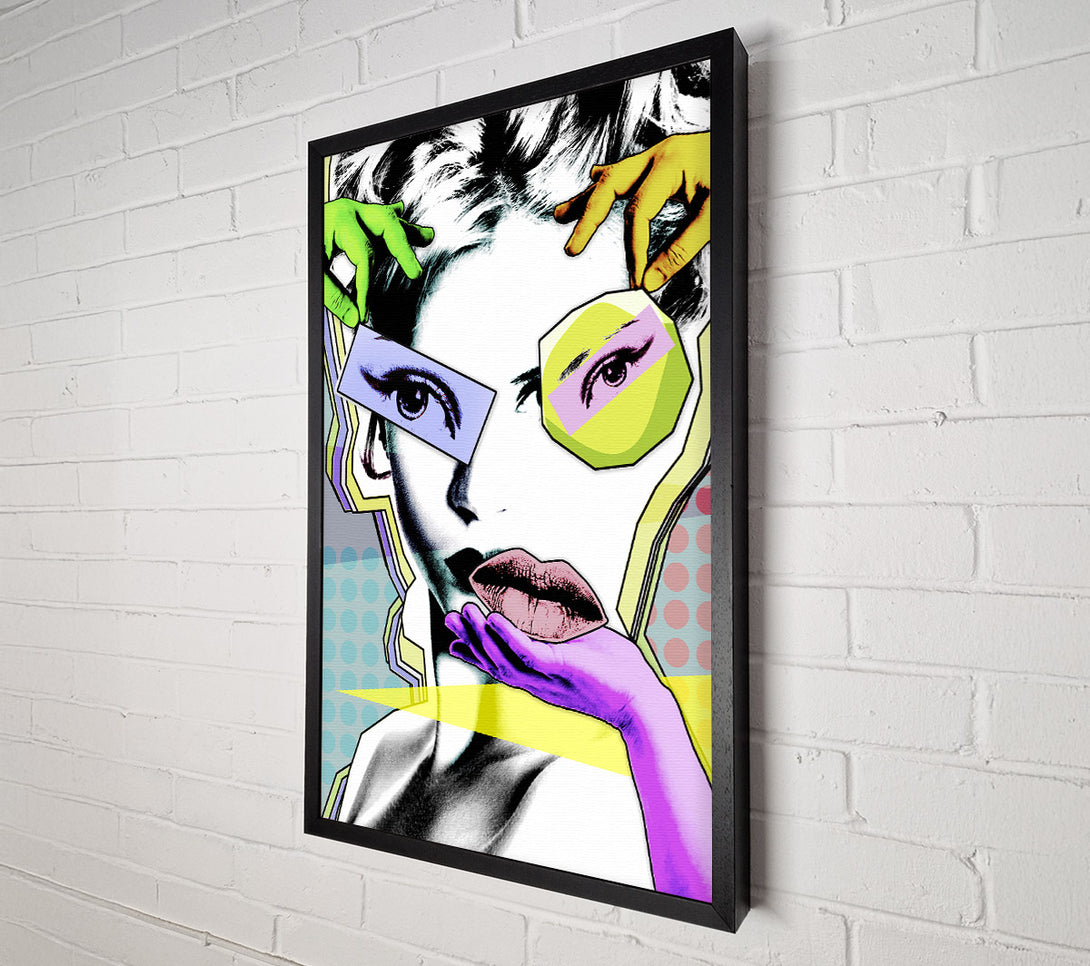  A Canvas Print of Montage Woman Canvas Print