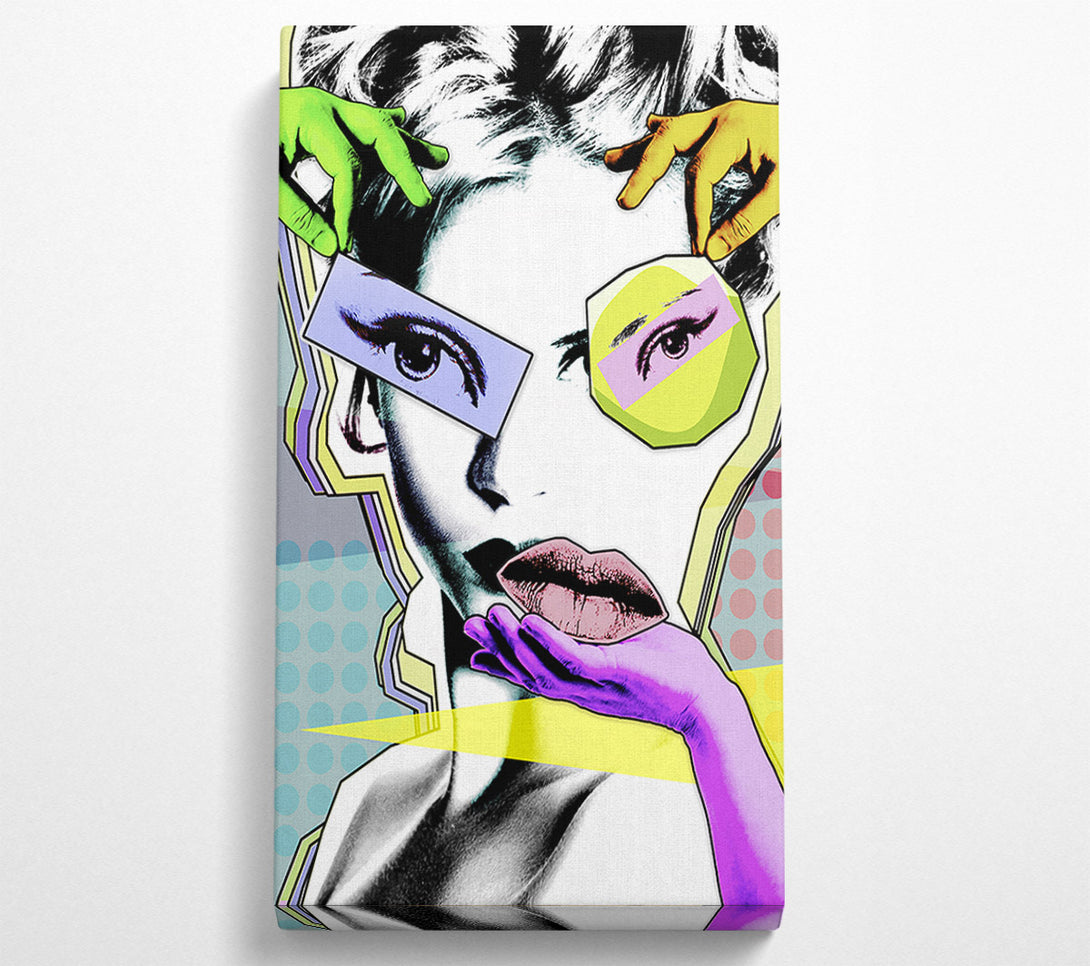  A Canvas Print of Montage Woman Canvas Print