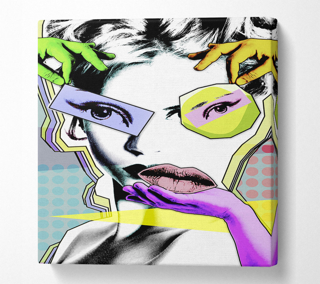  A Canvas Print of Montage Woman Canvas Print