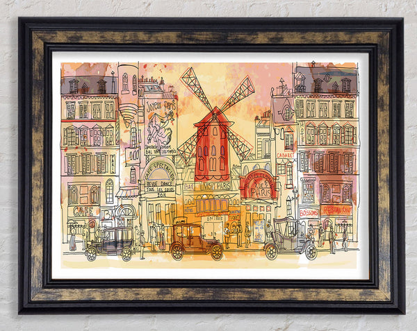 Moulin Rouge Paris Framed Print