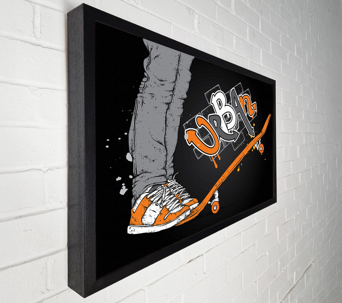  A Canvas Print of Urban Street Kid Canvas Print