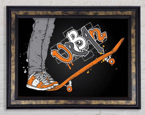 Urban Street Kid Framed Print