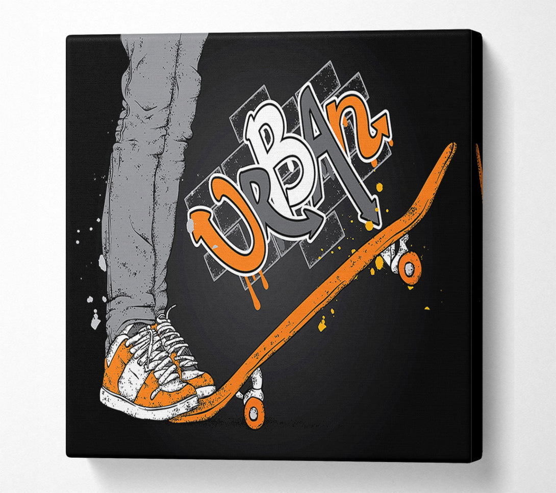  A Canvas Print of Urban Street Kid Canvas Print