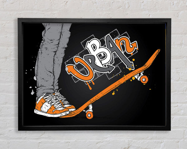 Urban Street Kid Framed Print