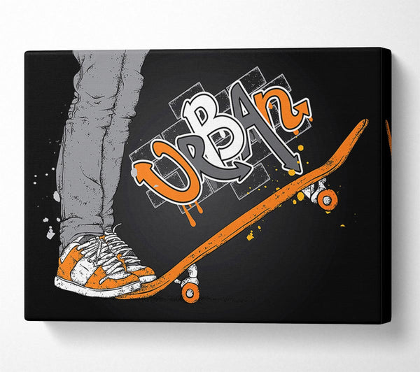  A Canvas Print of Urban Street Kid Canvas Print