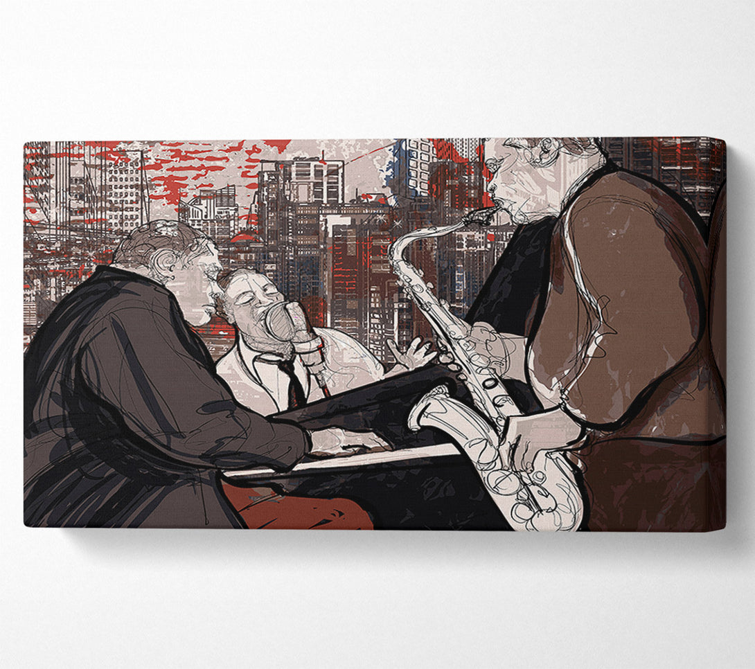  A Canvas Print of Playing The Blues Canvas Art