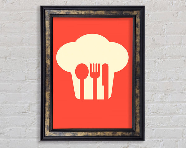 Chef Ready Framed Print