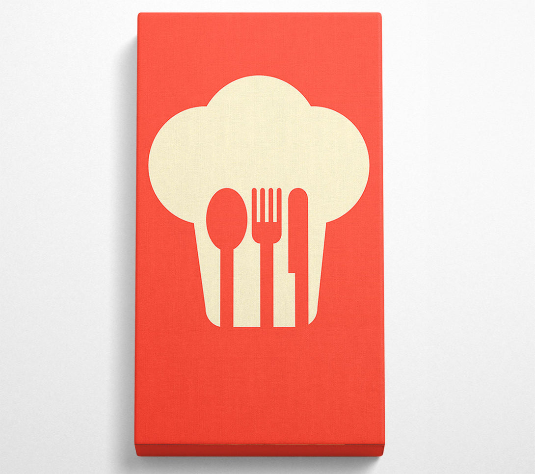  A Canvas Print of Chef Ready Canvas Art