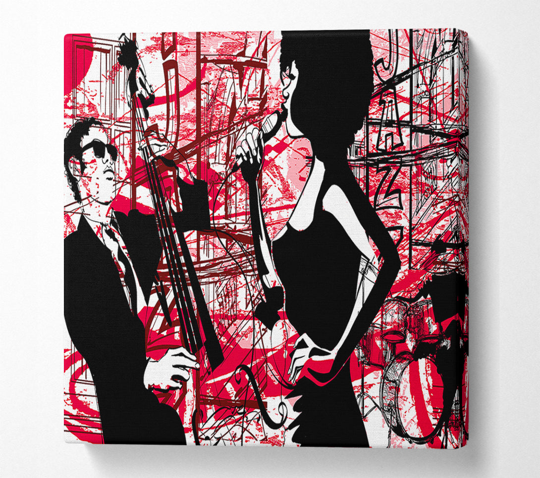 A Canvas Print of Red Soul Singer Canvas Art