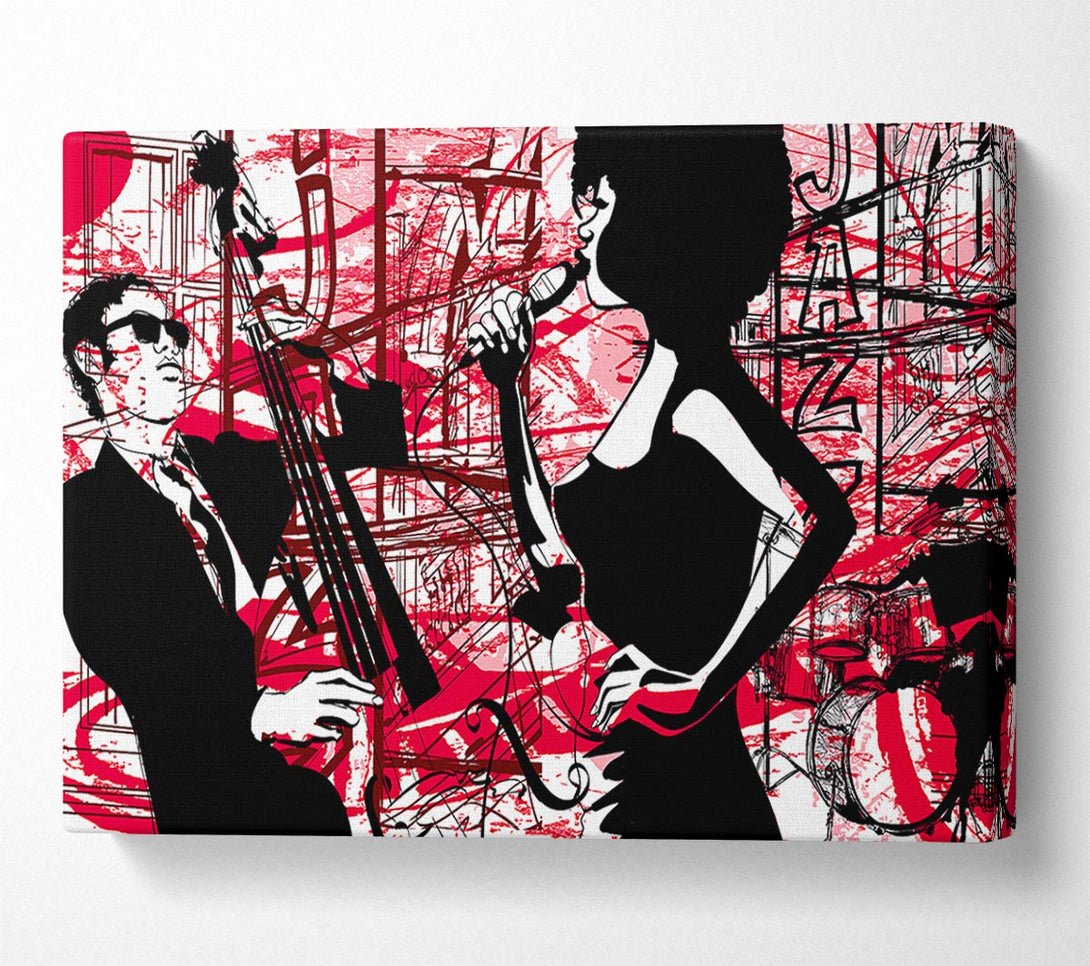  A Canvas Print of Red Soul Singer Canvas Art