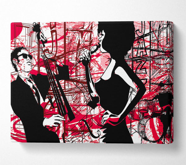  A Canvas Print of Red Soul Singer Canvas Art