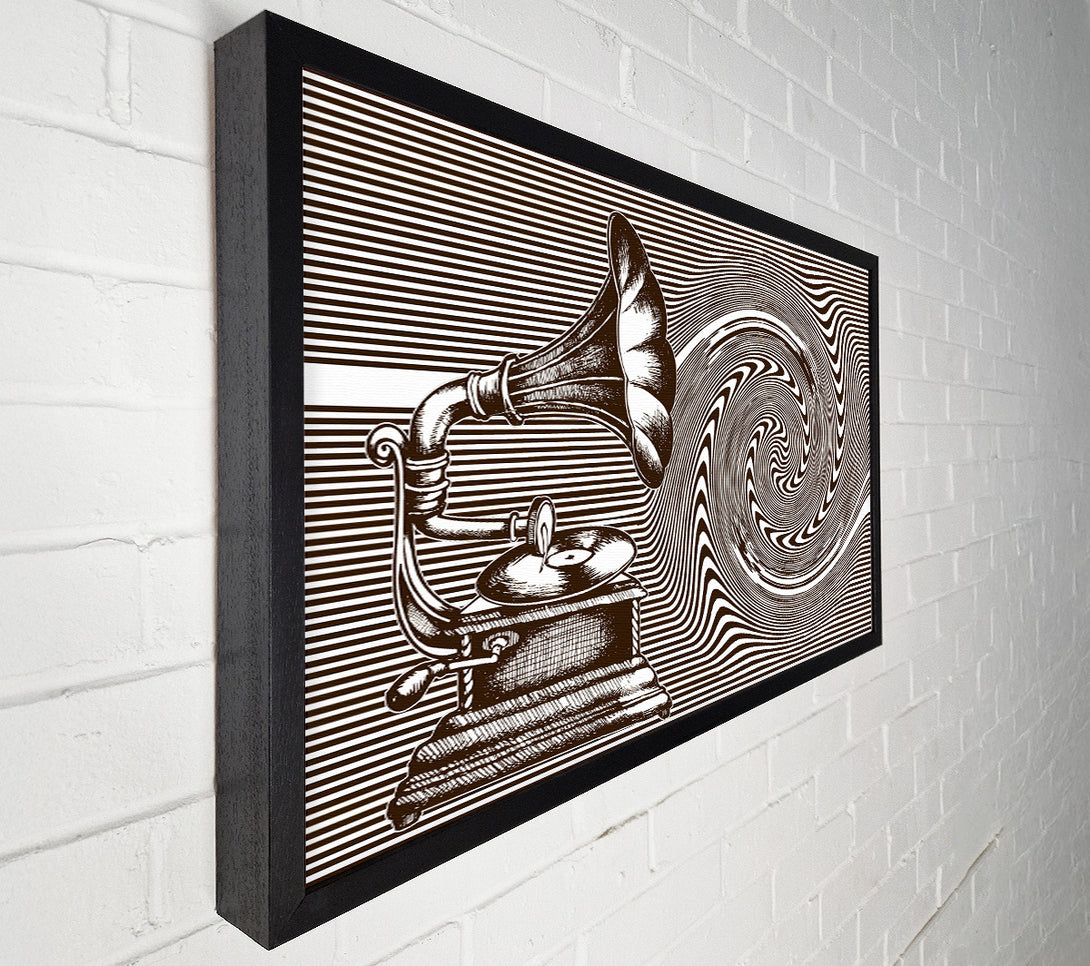  A Canvas Print of First Record Player Canvas Art