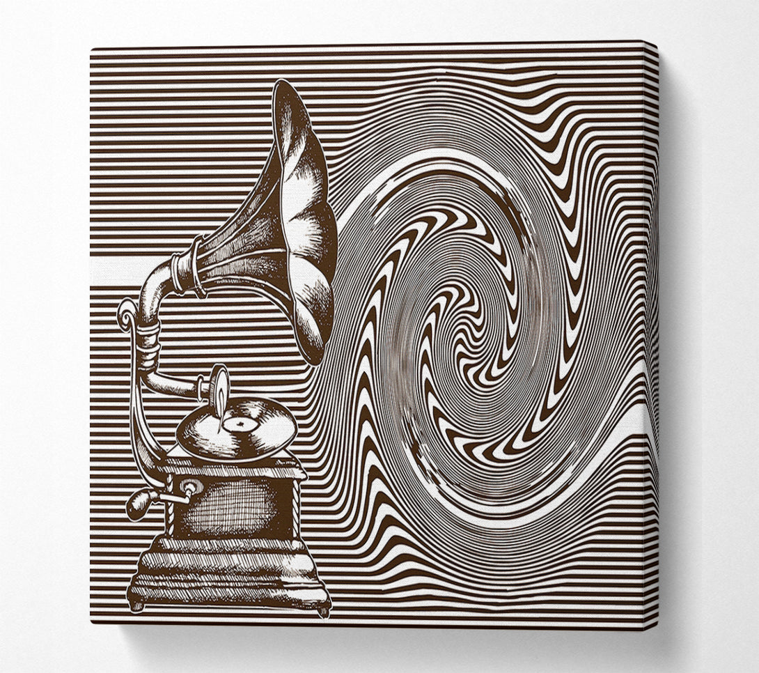  A Canvas Print of First Record Player Canvas Art