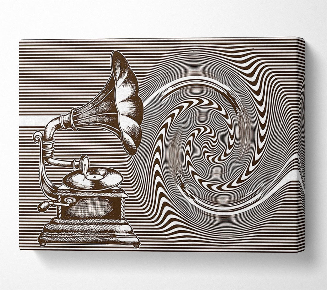  A Canvas Print of First Record Player Canvas Art