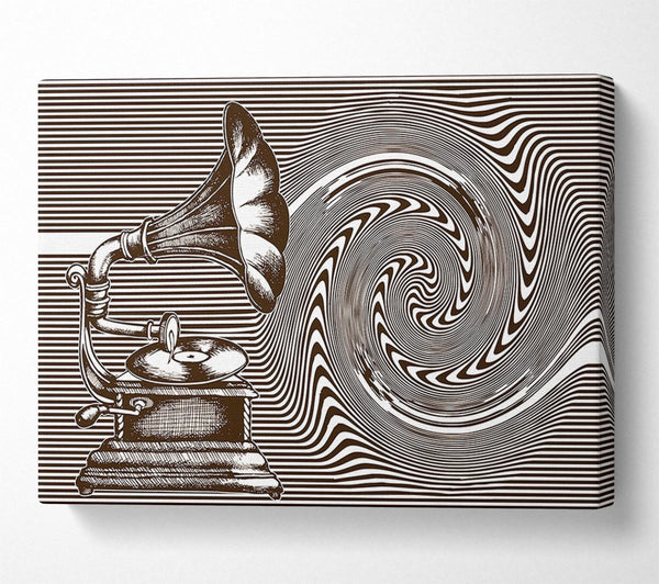  A Canvas Print of First Record Player Canvas Art