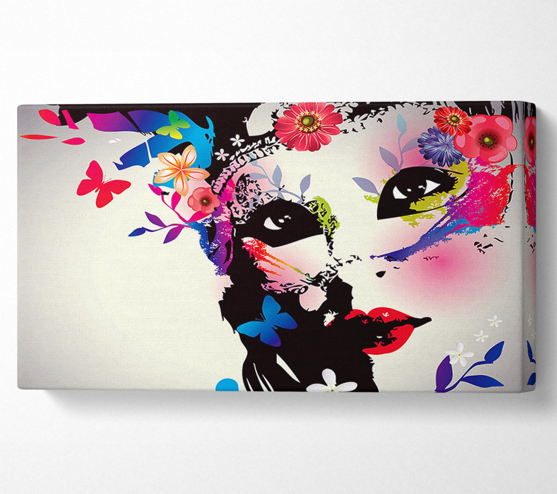  A Canvas Print of Flower Woman Canvas Print