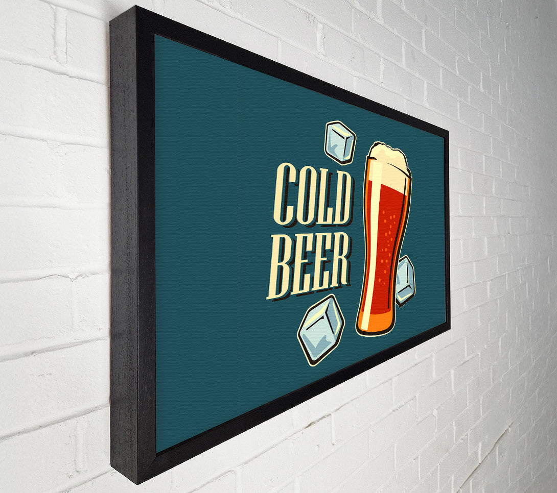  A Canvas Print of Cold Beer Canvas Wall Art
