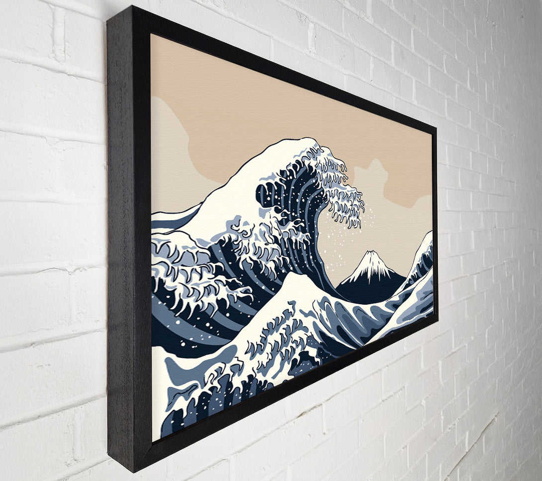  A Canvas Print of Wave 1 Canvas Wall Art