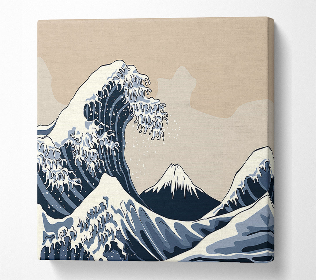  A Canvas Print of Wave 1 Canvas Wall Art