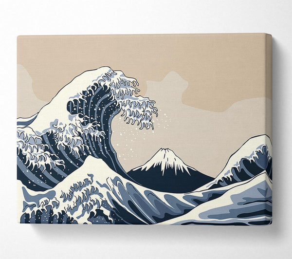  A Canvas Print of Wave 1 Canvas Wall Art