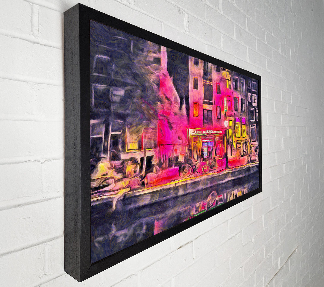  A Canvas Print of Remember Cafe Canvas Print