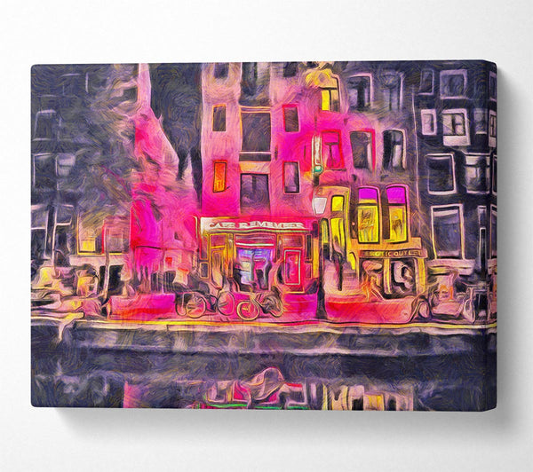  A Canvas Print of Remember Cafe Canvas Print