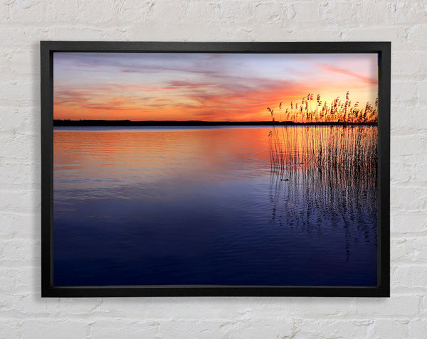 Serene Sunset Framed Print