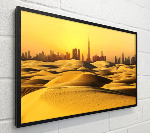 Burj Khalifa Golden Sunset