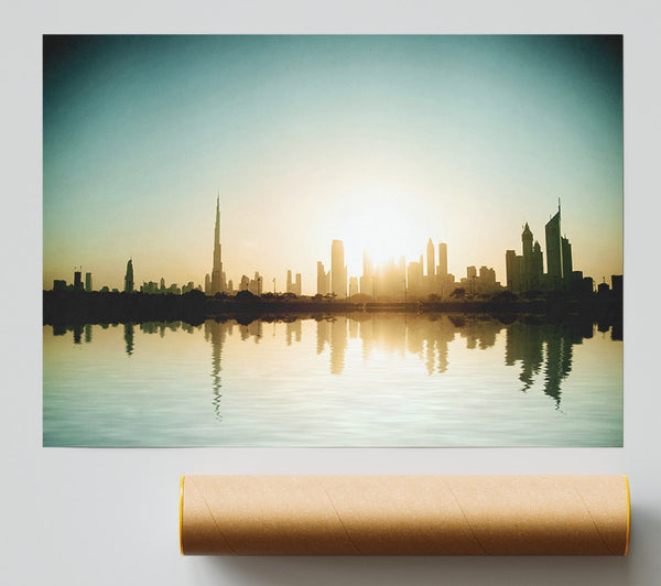 City Reflections Giclee Print