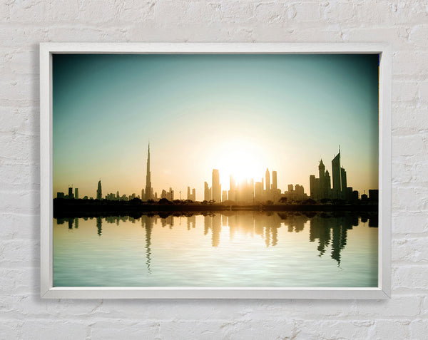 City Reflections Framed Print