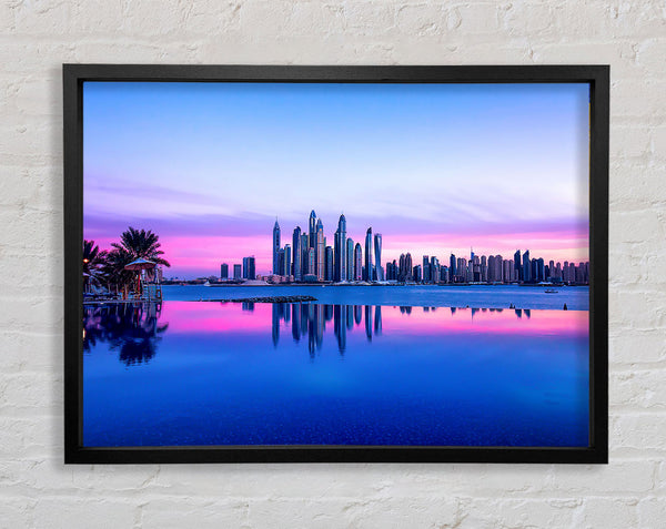 Reflections At Dusk Framed Print