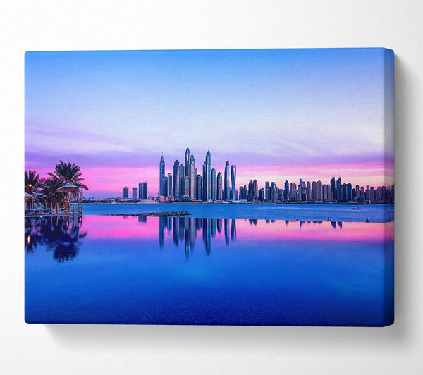  A Canvas Print of Reflections At Dusk Canvas Print