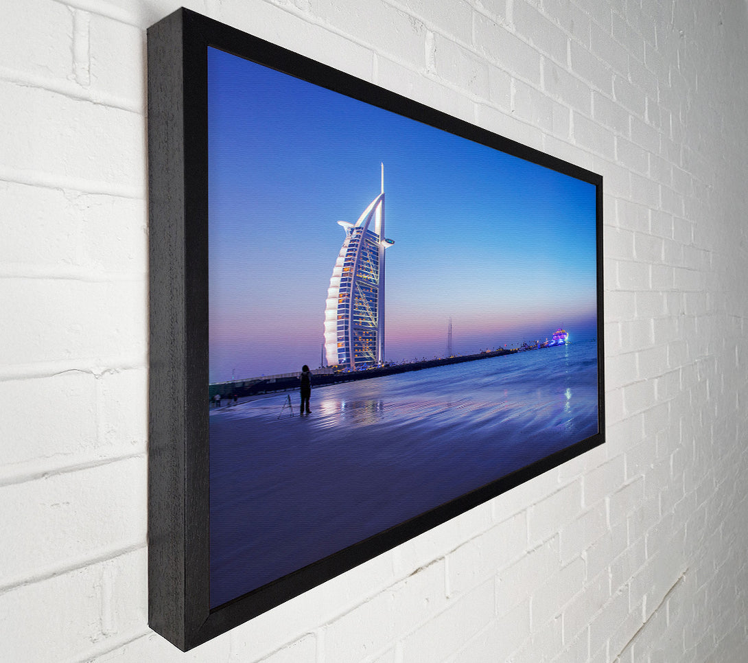  A Canvas Print of Burj Al Arab 7 Star Hotel Canvas Art