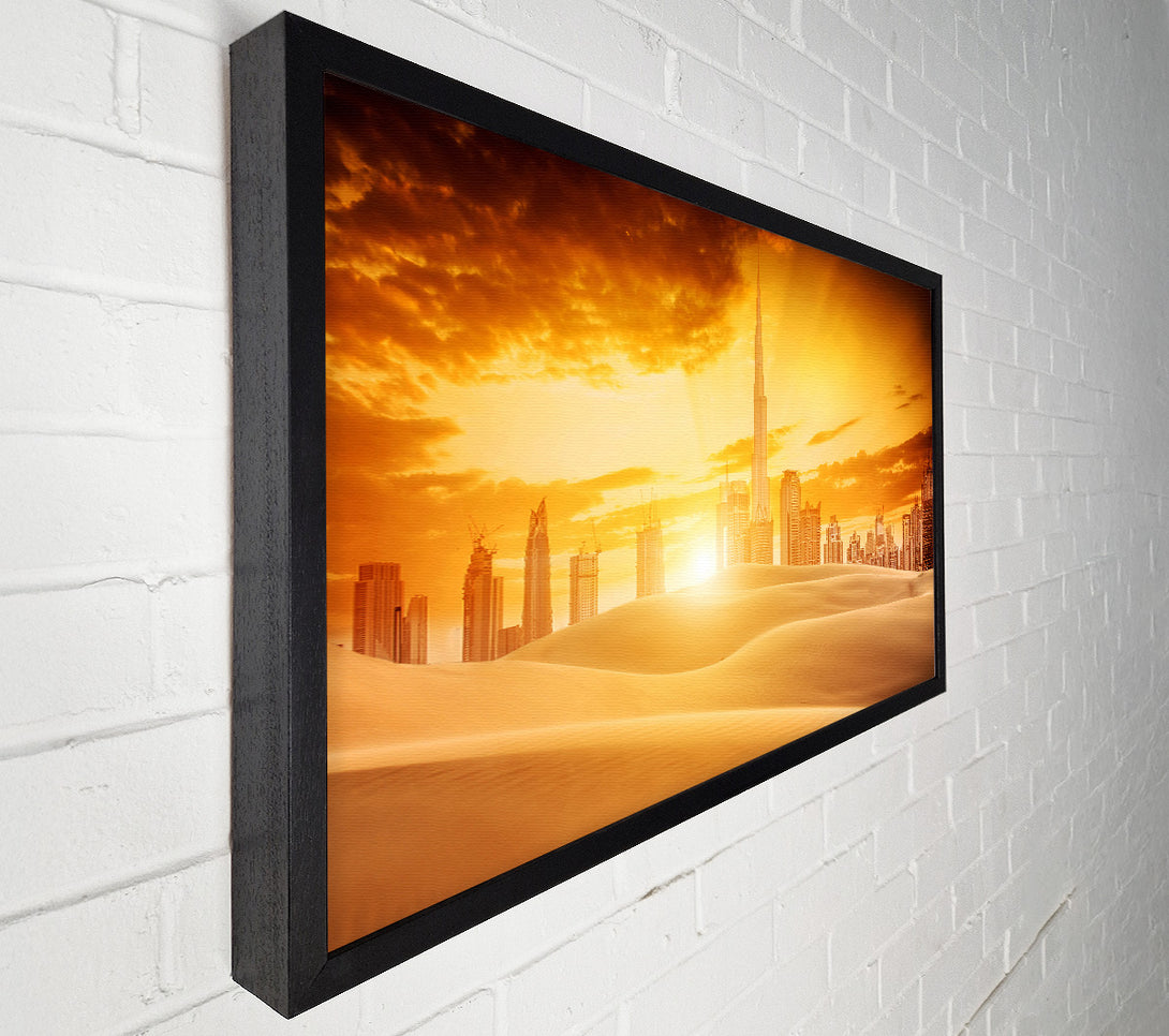  A Canvas Print of Stunning Burj Khalifa Tallest Building In The World Canvas Print