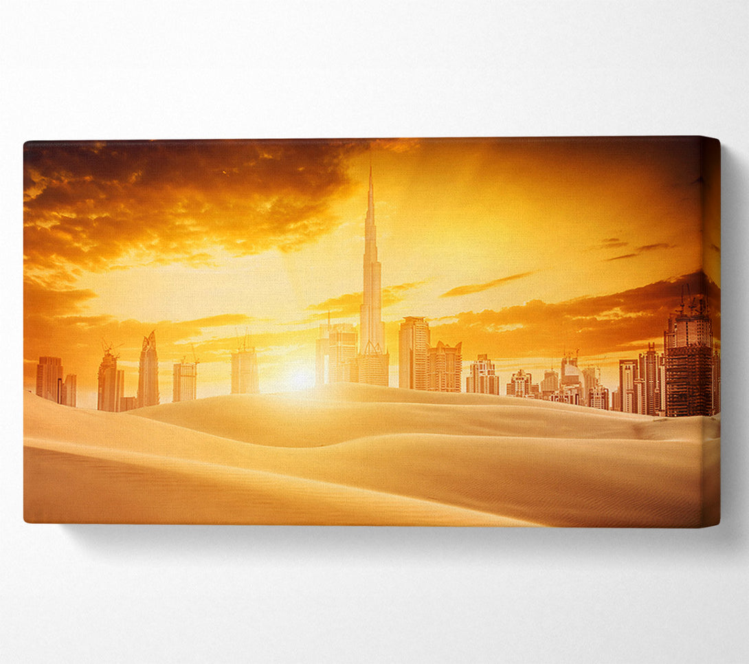  A Canvas Print of Stunning Burj Khalifa Tallest Building In The World Canvas Print